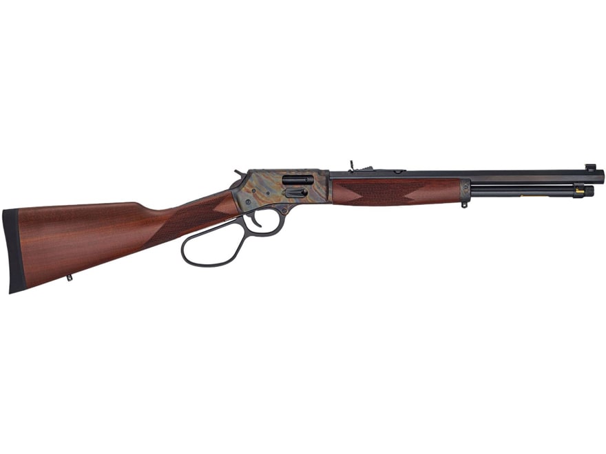 Henry Big Boy Side Gate Lever Action Rifle 357 Magnum 16.5" Blued Barrel Case Hardened Frame American Walnut Field Stock Large Loop